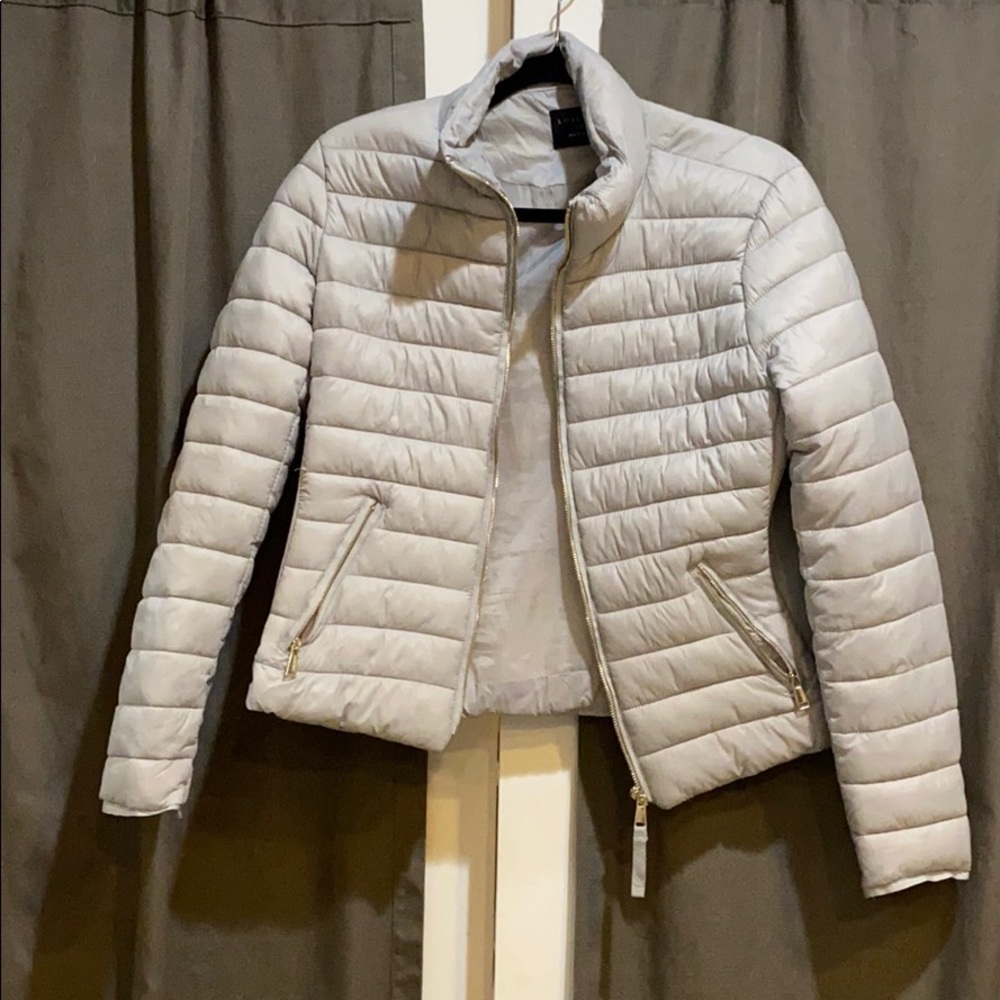 Grey Packable Jacket